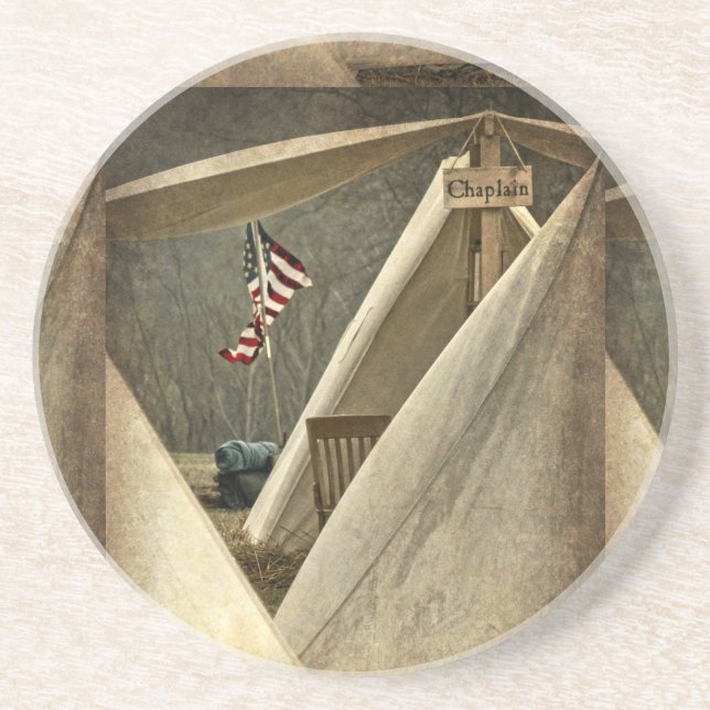 Armé Chaplain Underlägg Sandsten (Framsidan)