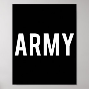 Armé - Cool Ny Amerikansk Veteran Rolig Present T- Poster