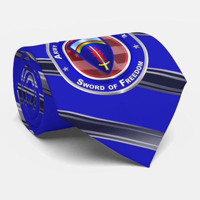 Armé Europa Högkvarter Armé Veteran USAREUR Slips (Rullad)