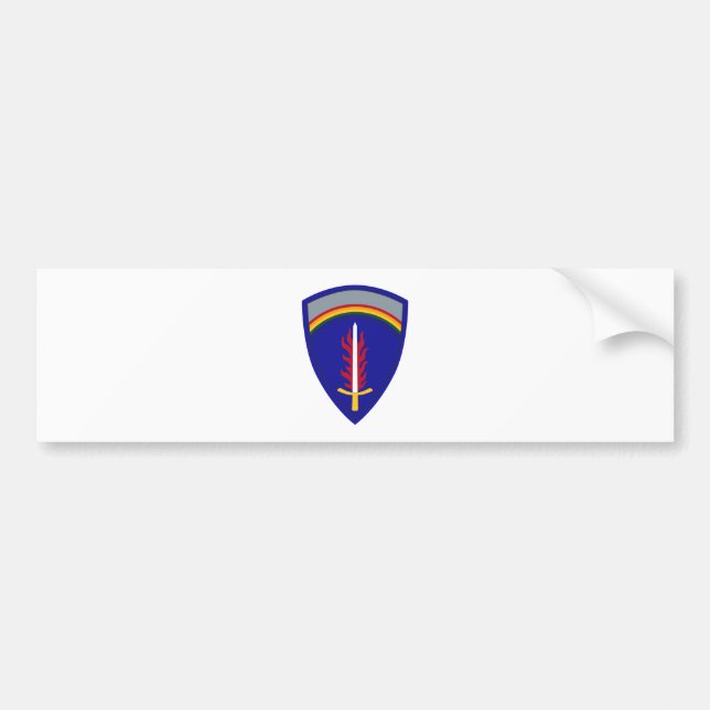 Armé Europa USAREUR Insignia Bildekal (Framsidan)