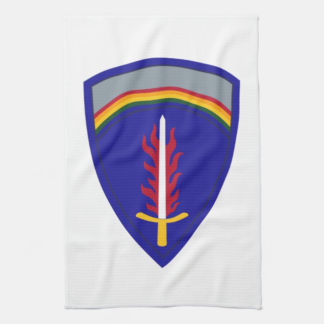Armé Europa USAREUR Insignia Kökshandduk (Vertikal)