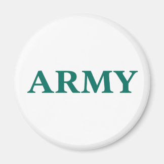 Armé Fet Stil Minimal Text Militär Typografi Magnet