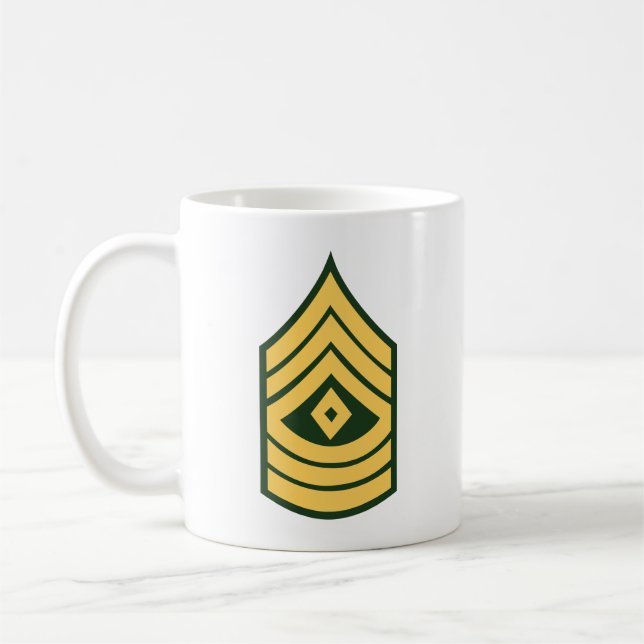 Armé - Första sergeant E-8 (1 SG) Kaffemugg (Vänster)
