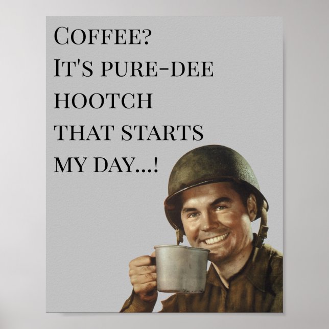Armé Guy Soldier Military Humor Joke Gag Poster (Framsidan)