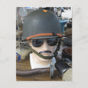 Armé Helmet Vykort