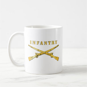 Armé - Infantry Br - Crossed Rifles Kaffemugg