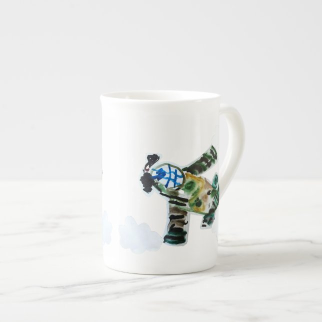 Armé Jet "Art by Kids" Benporslin Mugg (Framsida höger)