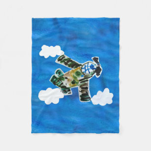Armé Jet "Art by Kids" Fleecefilt