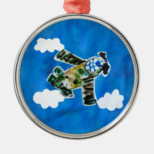 Armé Jet "Art by Kids" Julgransprydnad Metall