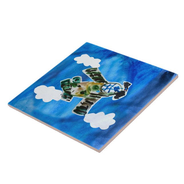 Armé Jet "Art by Kids" Kakelplatta (Sidan)