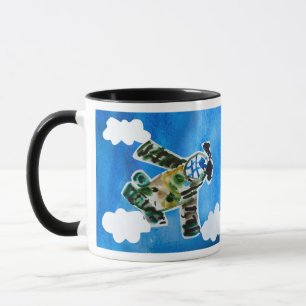 Armé Jet "Art by Kids" Mugg
