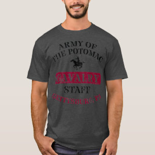 Armé Krig vid "Potomac Cavalry Battle of T Shirt