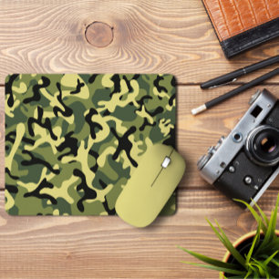 Armé Lime Green Forest Camo   Camo Forest Mousepad Musmatta
