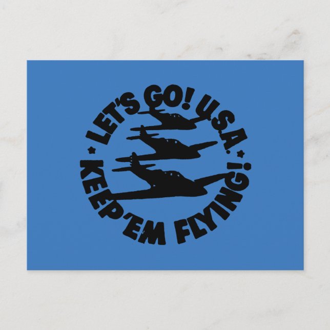 Armé Luft Corps Poster, 1941 Vykort (Framsida)