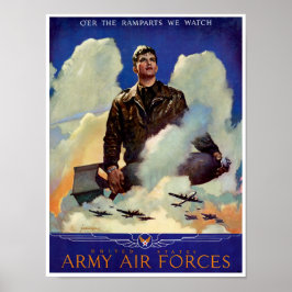 Armé Luft Forces Poster