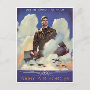 Armé Luft Forces Vykort