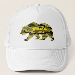 Armé Mamma Baseball Mamma Bear Funny Camo Keps