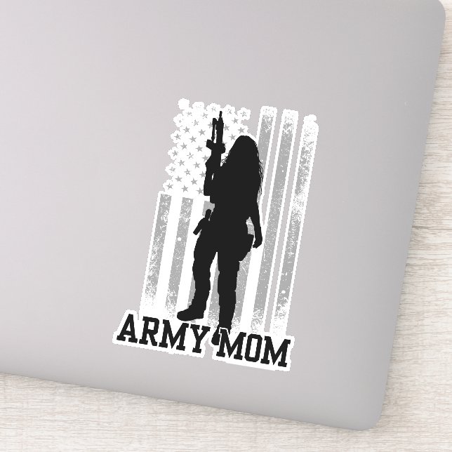 Armé Mamma Klistermärken (Detalj)