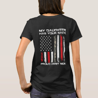 Armé mamma - min dotter har ryggen t shirt