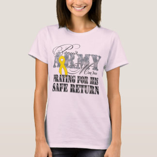 Armé Mamma som ber om hans Säkra återvändande T Shirt