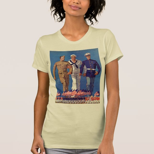 Armé, marin & flottor tee (Framsida)