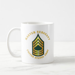 Armé - Master Sergeant - MSG Kaffemugg