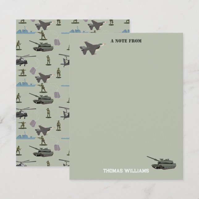 Armé Militär Kamouflage Grön Kamouflage Födelsedag Anteckningskort (Fram/baksida)