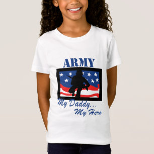 Armé min pappa min hjälte tee shirt