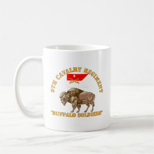 Armé - nionde kavalleriregimen - Buffalo Soldiers Kaffemugg