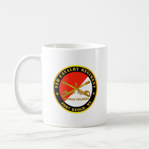 Armé - nionde kavalleriregimen - Fort Keogh, MT - Kaffemugg
