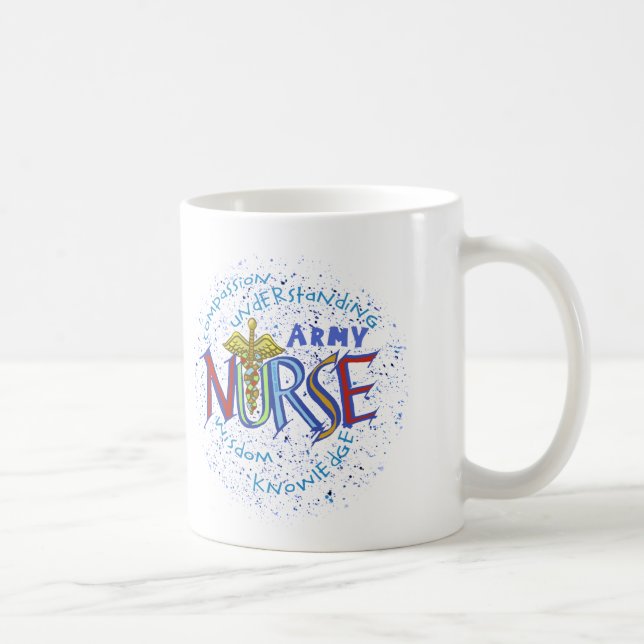 Armé Nurse Motto Kaffemugg (Höger)