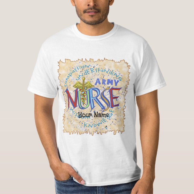 Armé Nurse Motto T Shirt (Framsida)