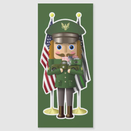 Armé Nutcracker med lilla militära Lastbil