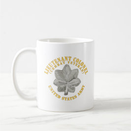 Armé - Överstelöjtnant - LTC - Kamp mot veteran - Kaffemugg