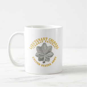 Armé - Överstelöjtnant - LTC - Kamp mot veteran Kaffemugg