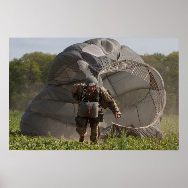 Armé Paratrooper Poster (Framsidan)