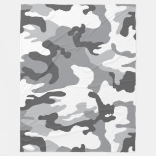 Armé Snö Camouflage Fleecefilt