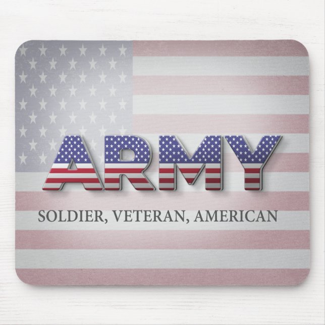 Armé "Soldier, Veteran, American" Musmatta (Framsidan)