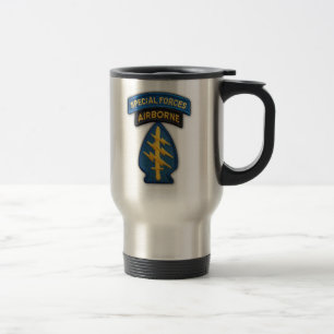 armé specialstyrkor gröna berets lapp Mugg