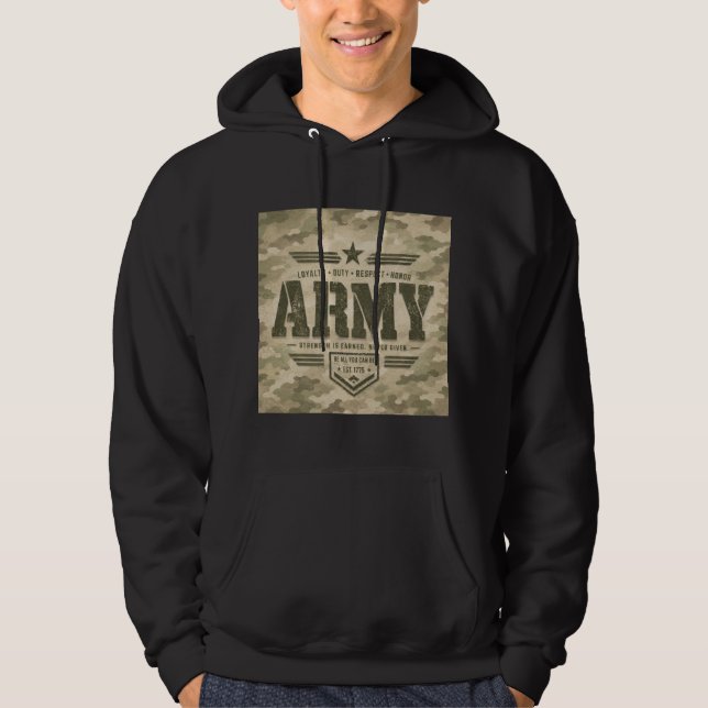 ARMÉ STARK HOODIE (Framsida)