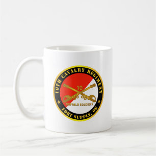Armé - tionde kavalleriregementet - Fort, OK - B Kaffemugg