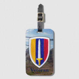 Armé USARV Vietnam Nam Krig Vets Patch Bagagebricka