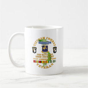 Armé - Vietnam Combat Vet - 2nd Bn 502nd Infantry Kaffemugg