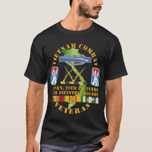 Armé - Vietnam Combat Vet - CIB - DUI w T Shirt