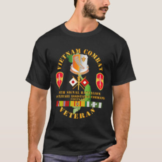 Armé - Vietnam Combat Vet w 69th Signal Bn DUI - U T Shirt
