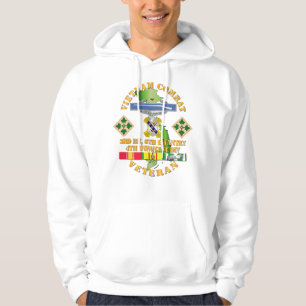 Armé - Vietnams kamp Infantry Veteran w 3rd Bn 8t Hoodie