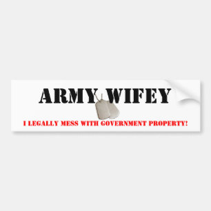 Armé Wifey Bildekal