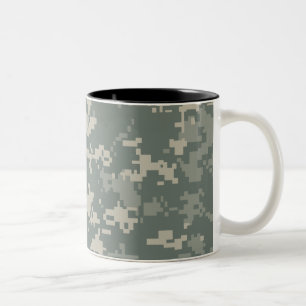 ArméACU-kamouflage Två-Tonad Mugg