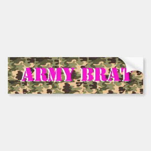 ARMÉBRAT PÅ CAMO-TRYCK BILDEKAL