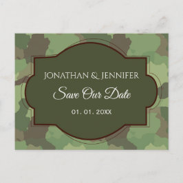 Armébröllop Spara datum Meddelande Vykort